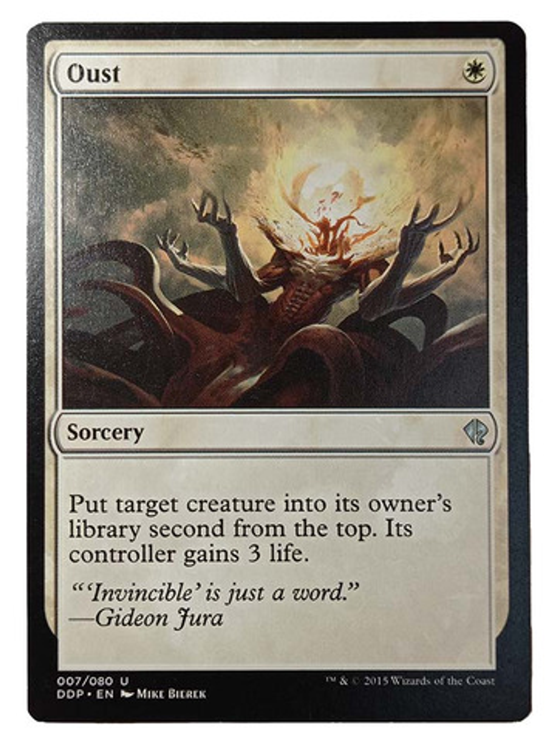 Carta Magic Oust [zendikar V Eldrazi] Mtg Sorcery 1