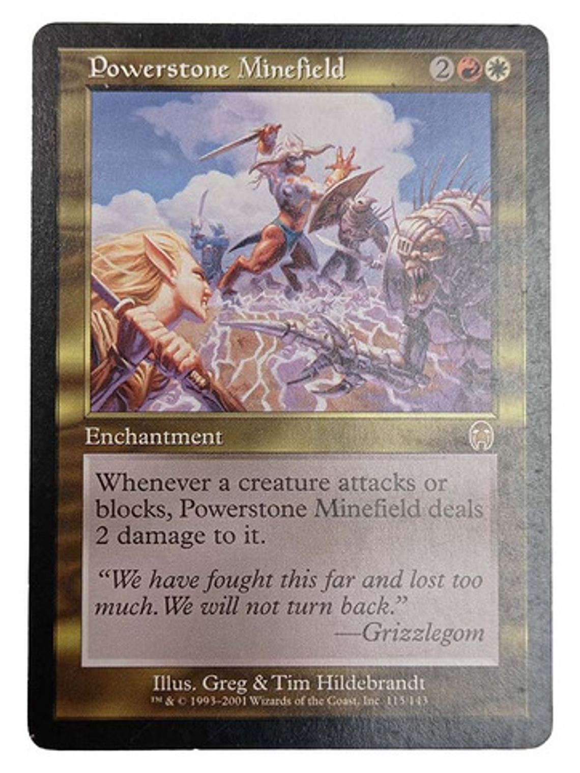 Carta Magic Powerstone Minefield [apocalypse] Mtg 1