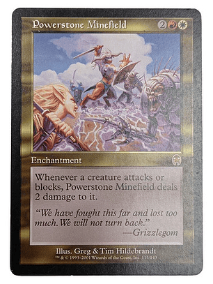 Carta Magic Powerstone Minefield [apocalypse] Mtg