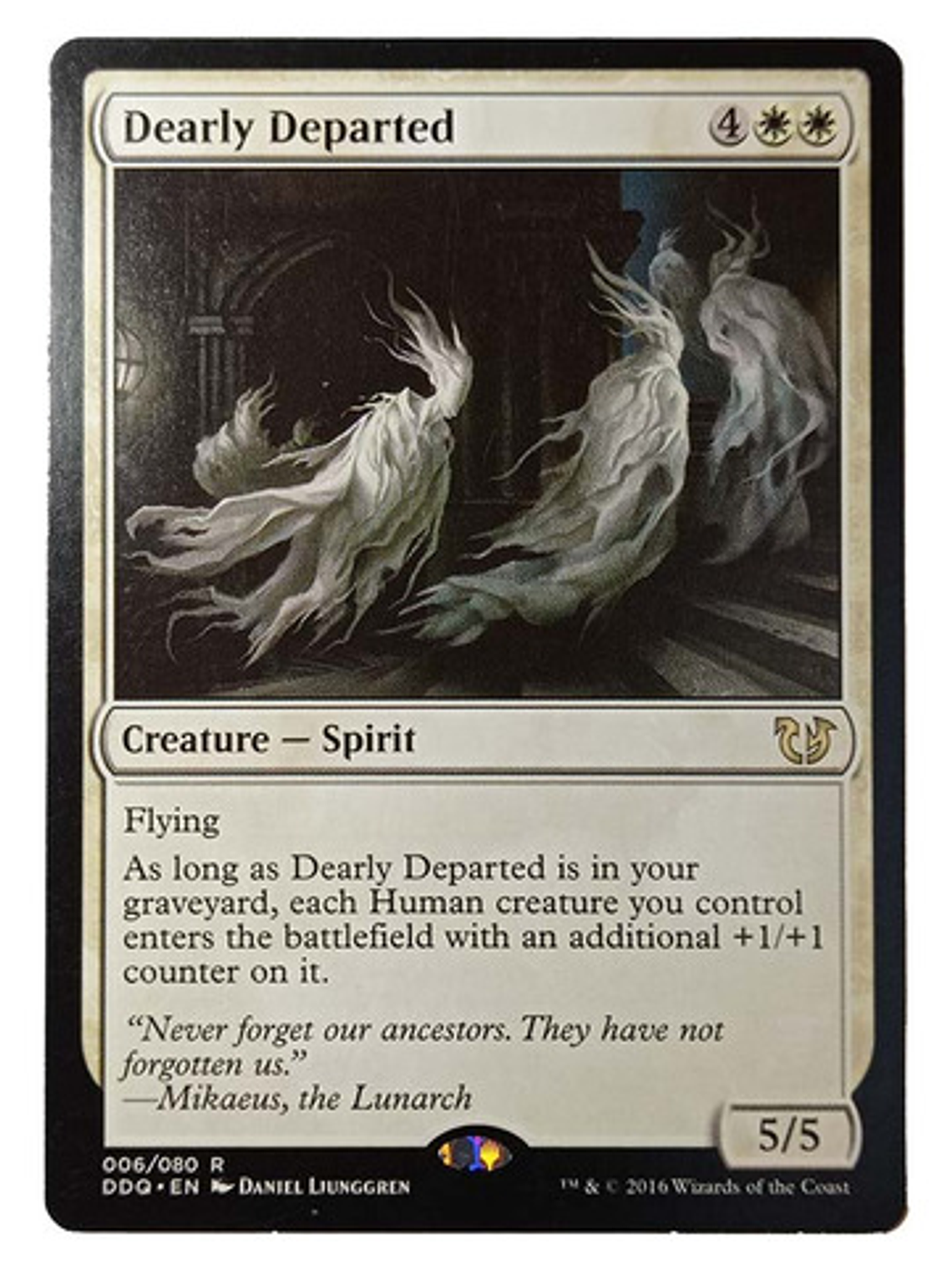 Carta Magic Dearly Departed [blessed V Cursed] Mtg Spirit 1