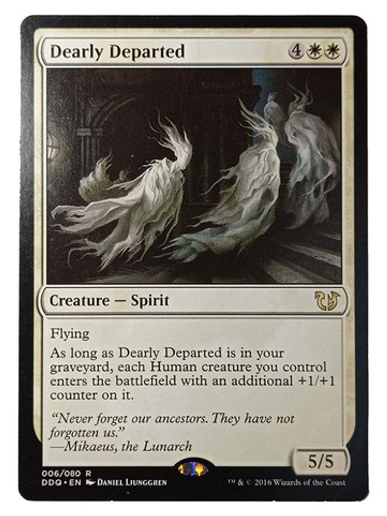 Carta Magic Dearly Departed [blessed V Cursed] Mtg Spirit 1