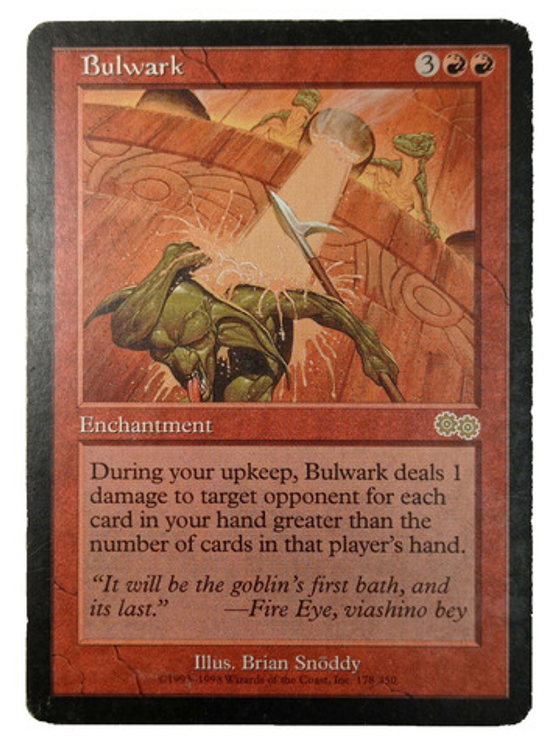 Carta Magic Bulwark [urza's Saga] Mtg Enchantment 1