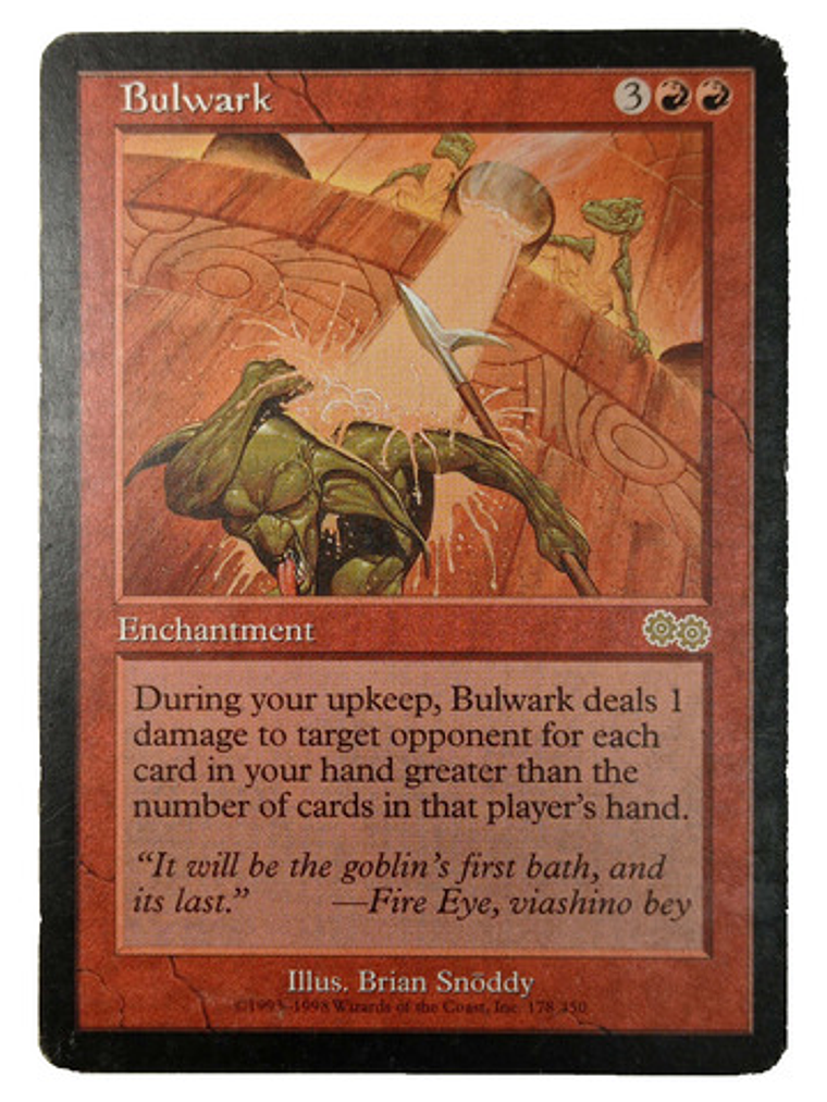 Carta Magic Bulwark [urza's Saga] Mtg Enchantment 1