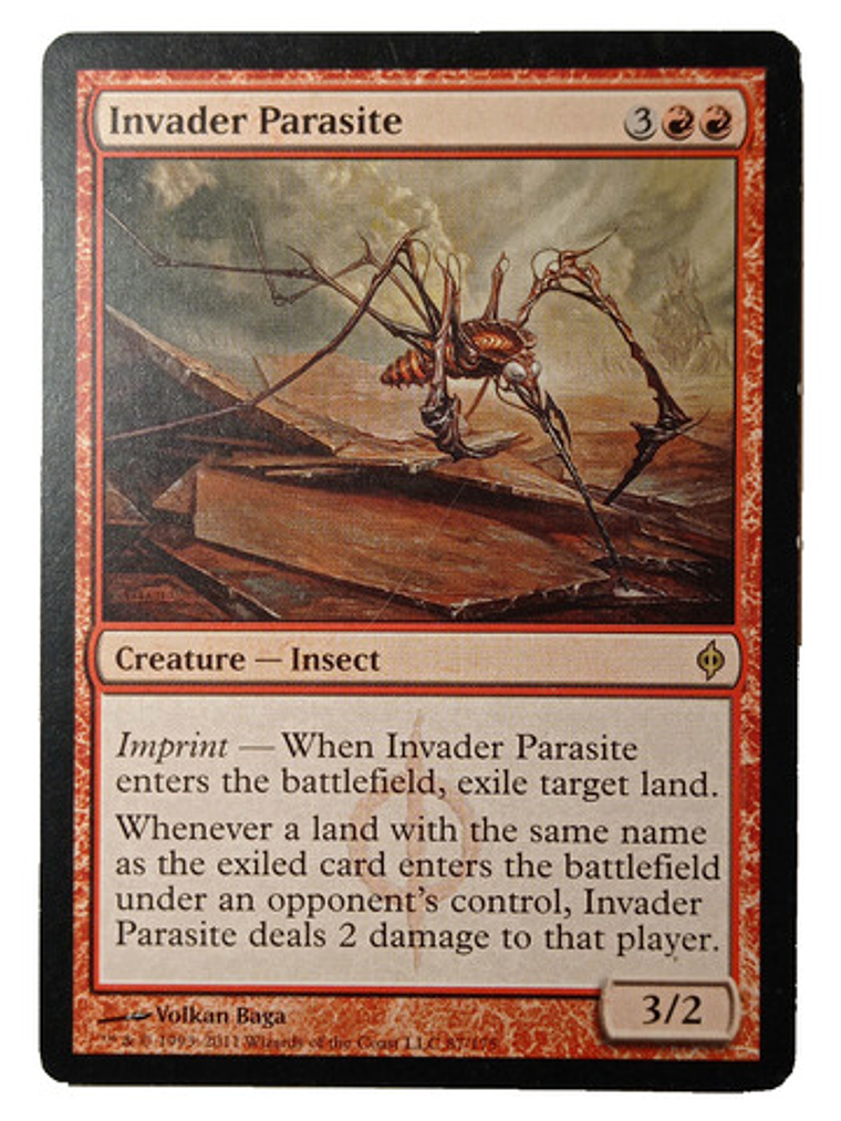 Carta Magic Invader Parasite [phyrexia] Mtg Insect 1