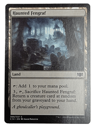 Carta Magic Haunted Fengraf [c14] Mtg Land