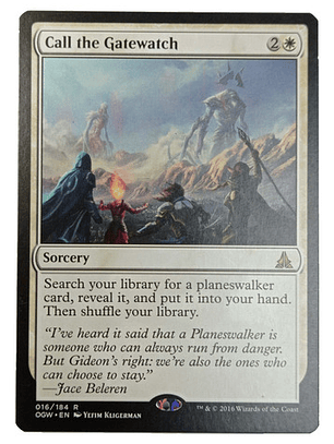 Carta Magic Call The Gatewatch [oath Gatewatch] Mtg Sorcery