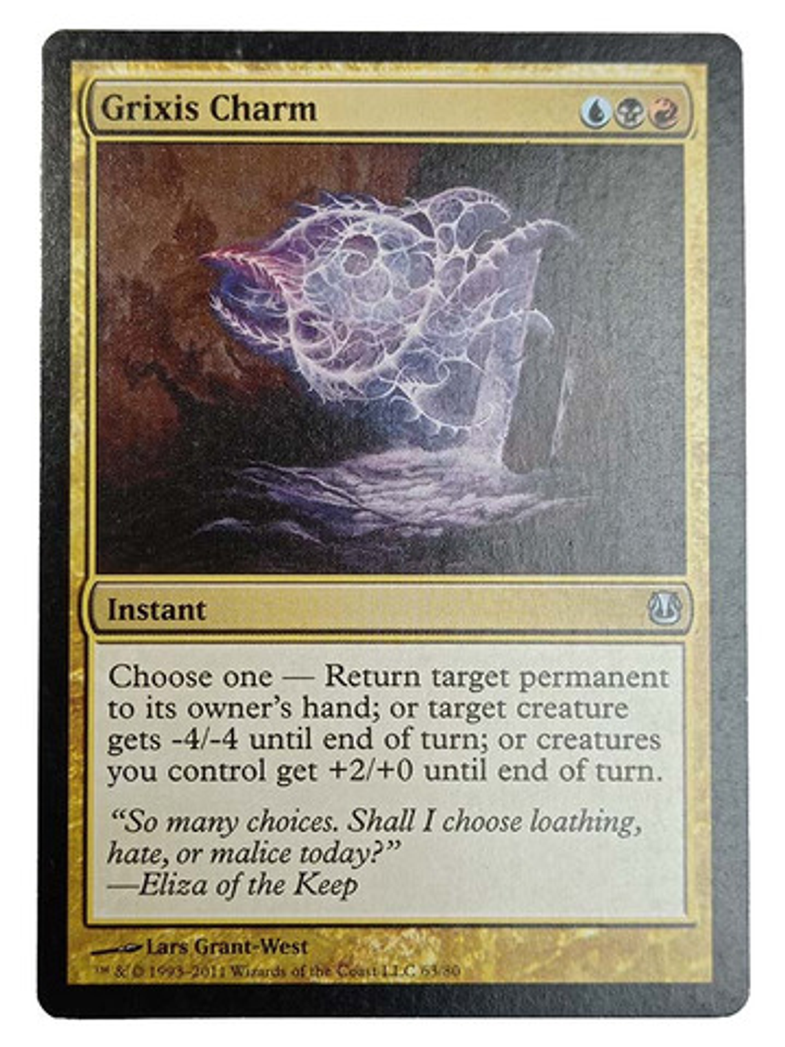 Carta Magic Grixis Charm [ajani V Nicol Bolas] Mtg Instant 1