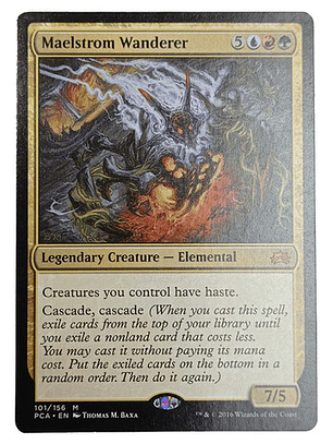 Carta Magic Maelstrom Wanderer [planechase Anth] Mtg