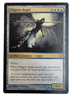 Carta Magic Filigree Angel [c13] Mtg Artifact Angel