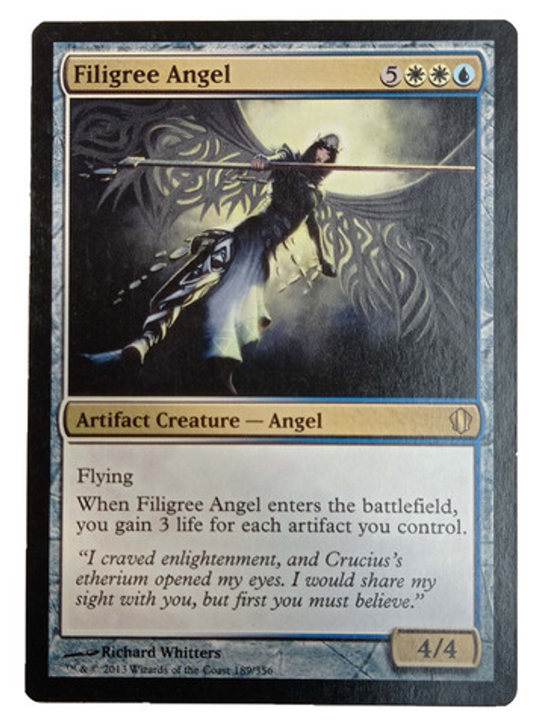 Carta Magic Filigree Angel [c13] Mtg Artifact Angel 1