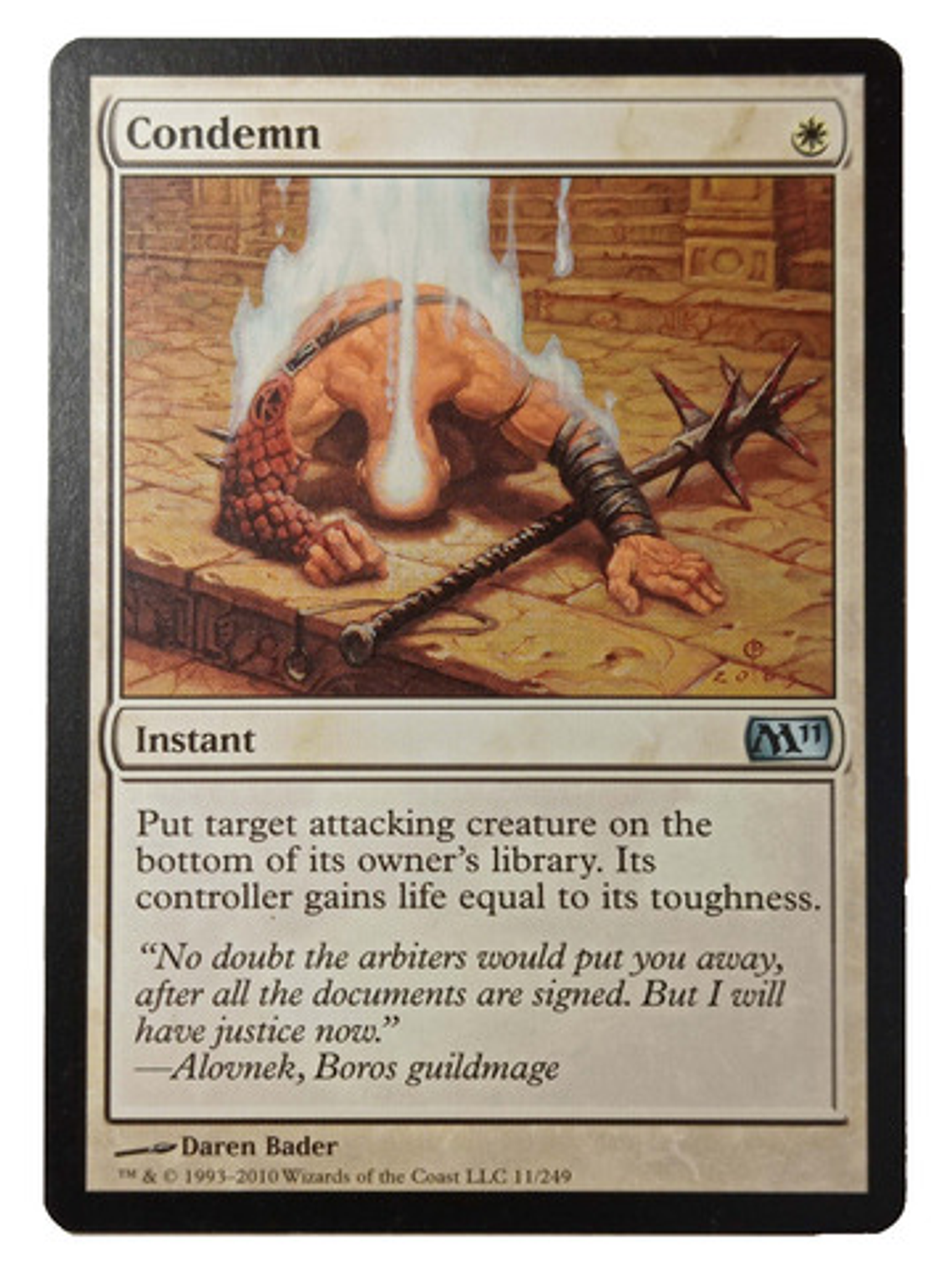 Carta Magic Condemn [m11] Mtg Instant 1