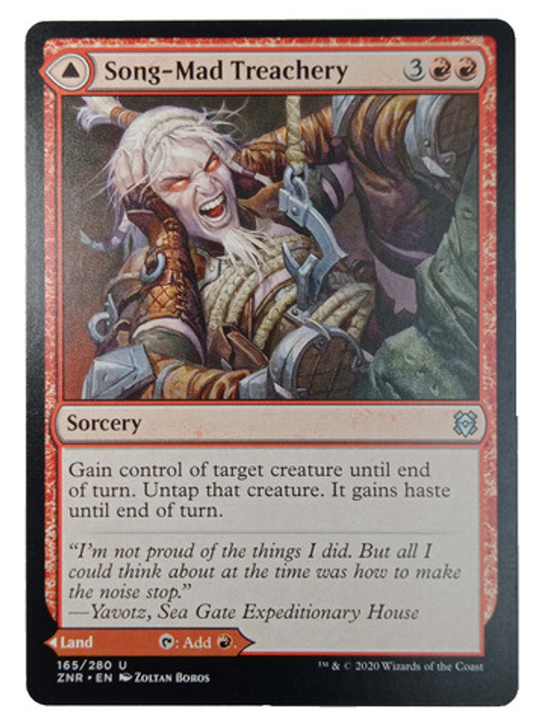 Carta Magic Song-mad Treachery [zendikar] Mtg Sorcery 1