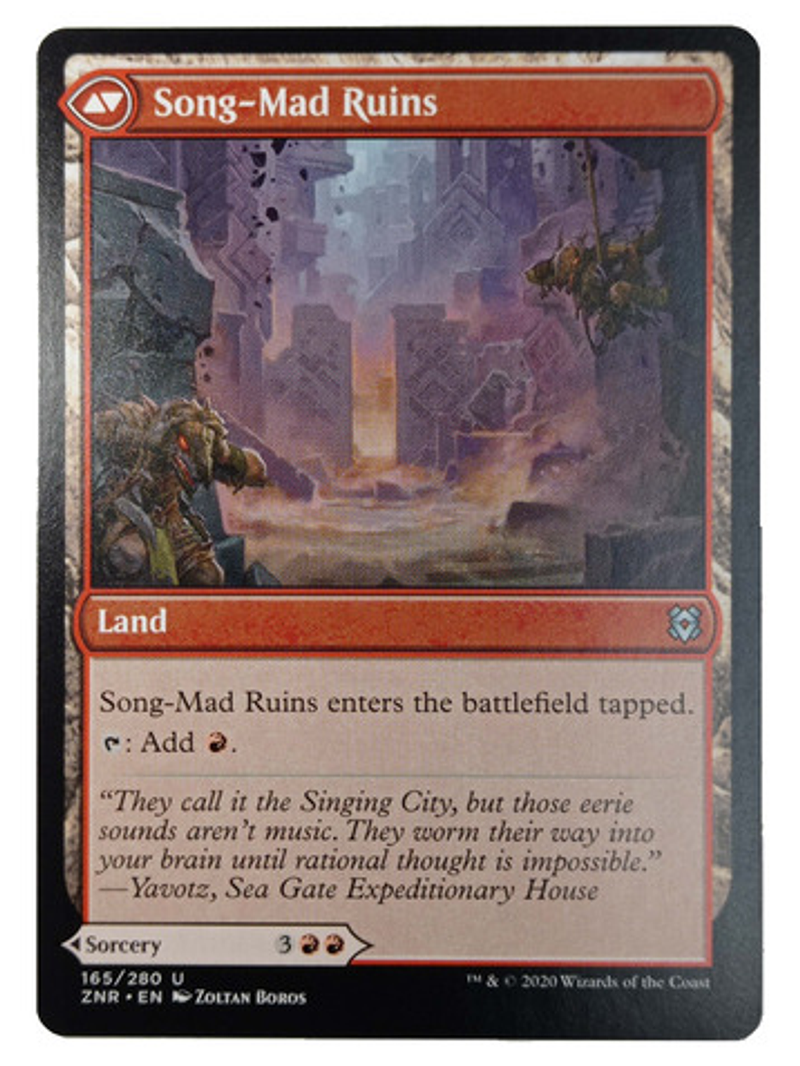 Carta Magic Song-mad Treachery [zendikar] Mtg Sorcery 2