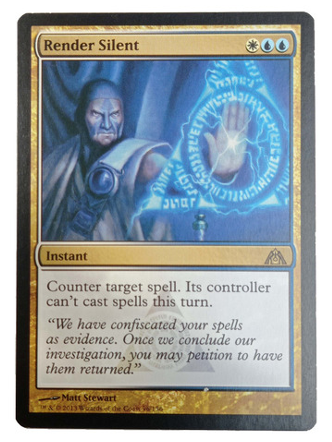 Carta Magic Render Silent [dragon Maze] Mtg Instant 1