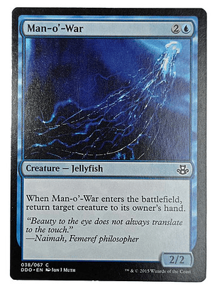 Carta Magic Man-o'-war [elspeth V Kiora] Mtg Jellyfish