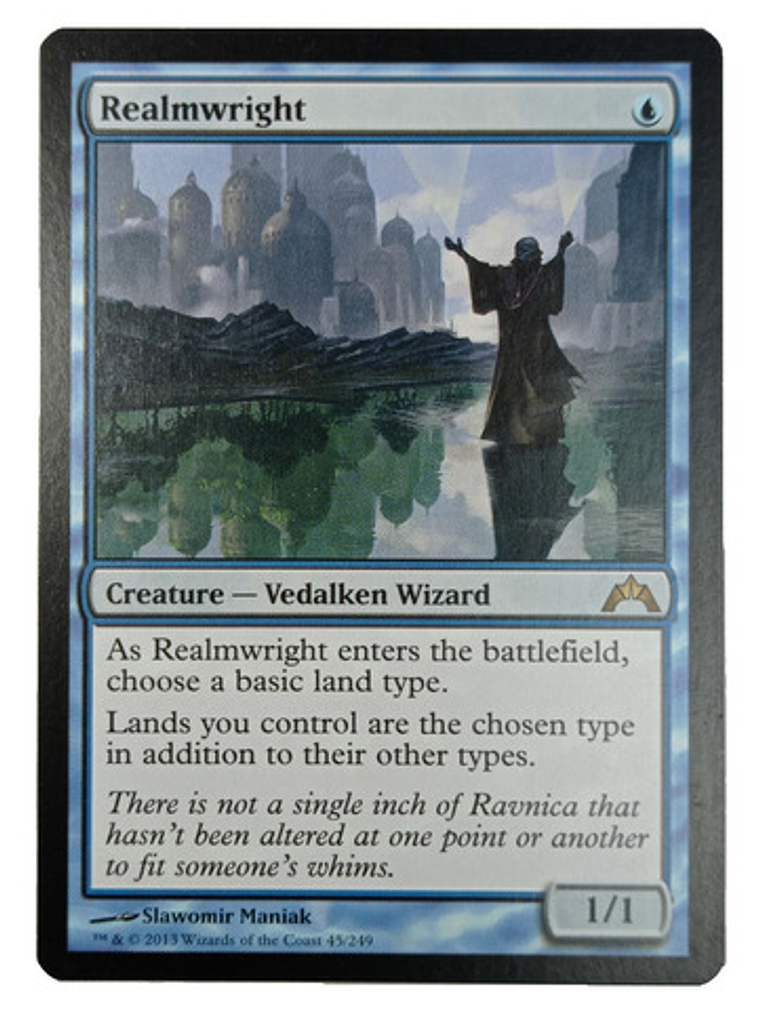 Carta Magic Realmwright [gatecrash] Mtg Vedalken Wizard 1