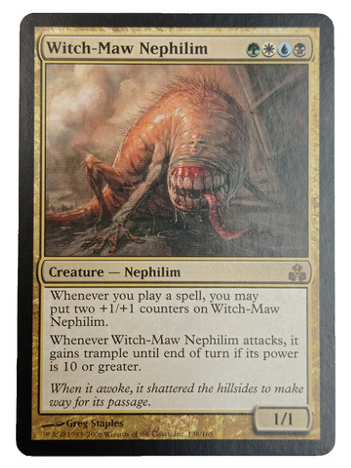 Carta Magic Witch-maw Nephilim [guildpact] Mtg Nephilim 1