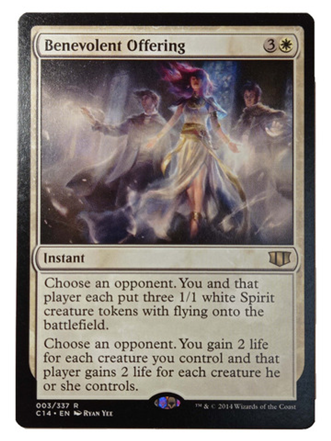 Carta Magic Benevolent Offering [c14] Mtg Instant 1