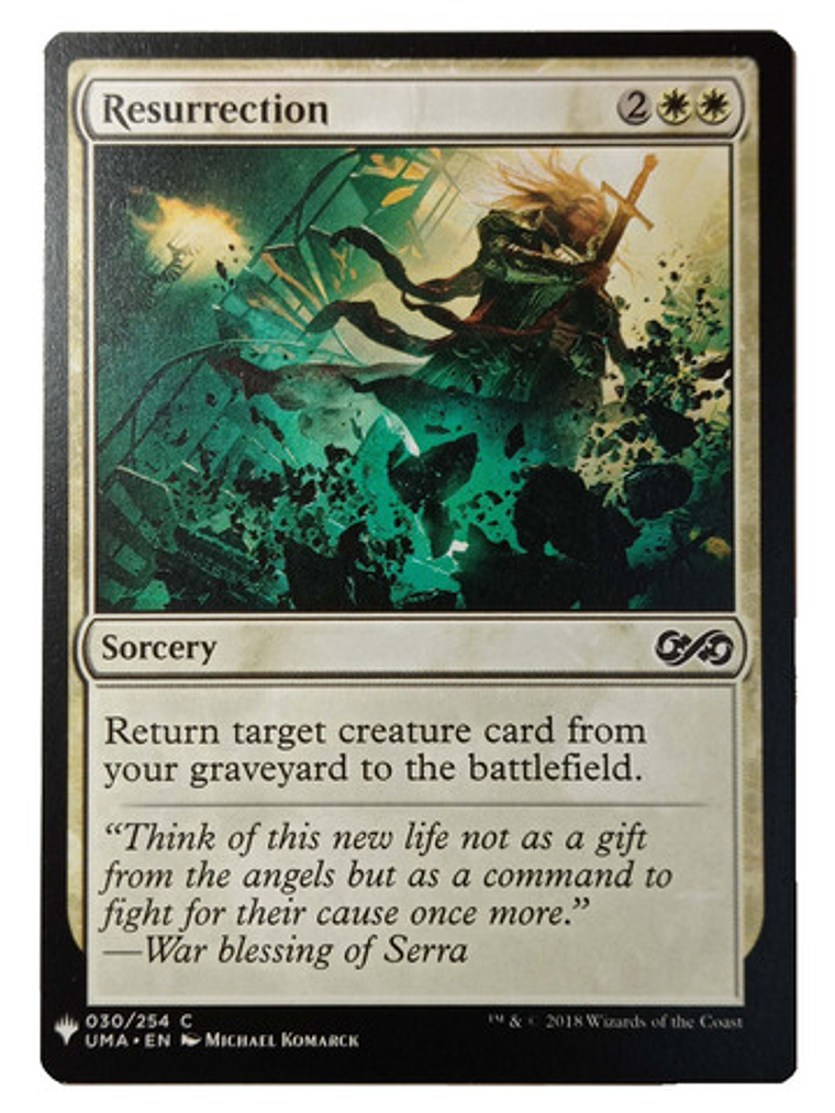 Carta Magic Resurrection [ultimate] Mtg Sorcery 1