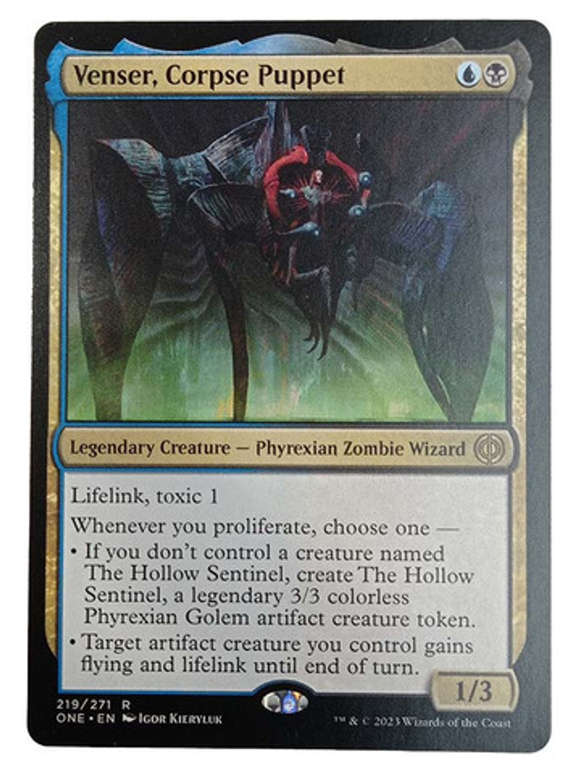 Carta Magic Venser Corpse Puppet [phyrexia] Mtg Wizard 1