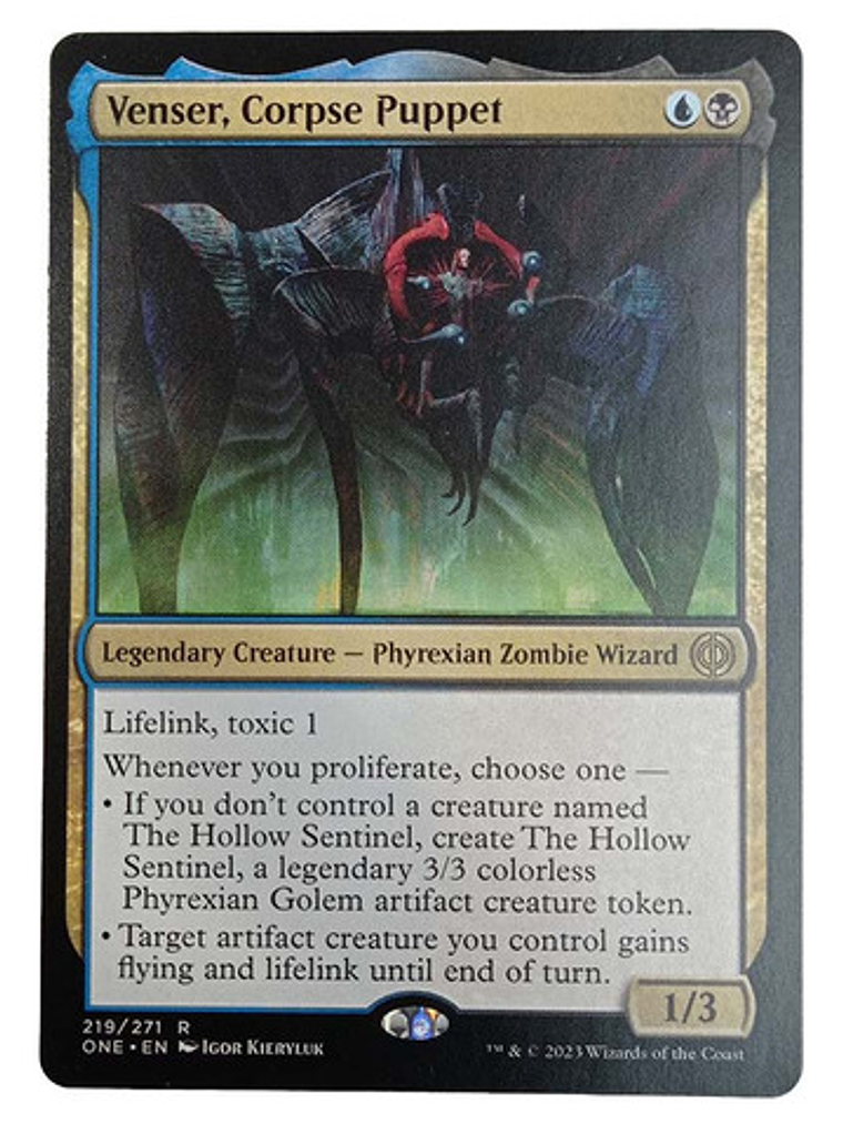 Carta Magic Venser Corpse Puppet [phyrexia] Mtg Wizard 1