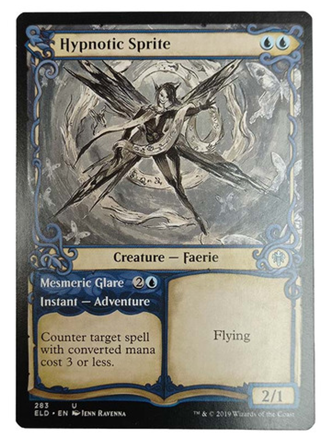 Carta Magic Hypnotic Sprite [eldraine] Mtg Faerie 1