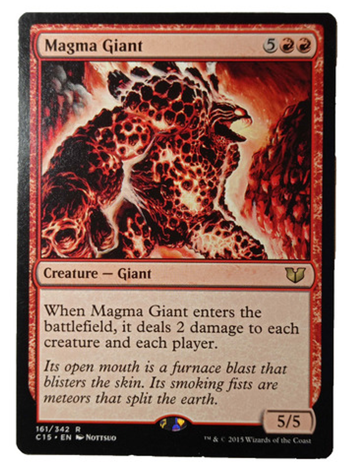 Carta Magic Magma Giant [c15] Mtg Giant 1