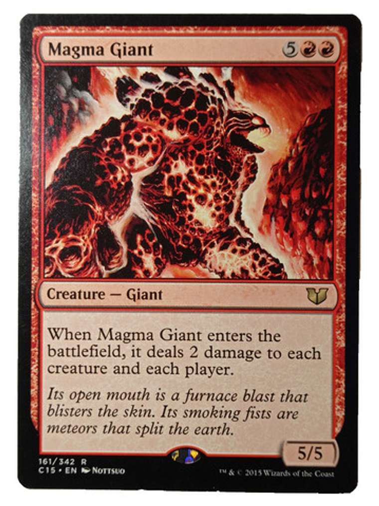 Carta Magic Magma Giant [c15] Mtg Giant 1