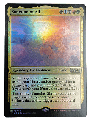 Carta Magic Sanctum Of All (foil) [m21] Mtg Shrine