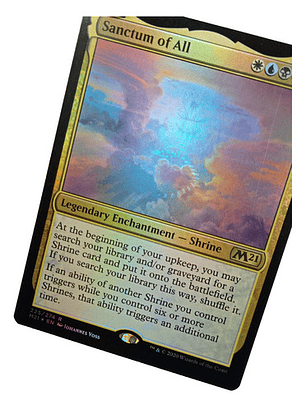 Carta Magic Sanctum Of All (foil) [m21] Mtg Shrine