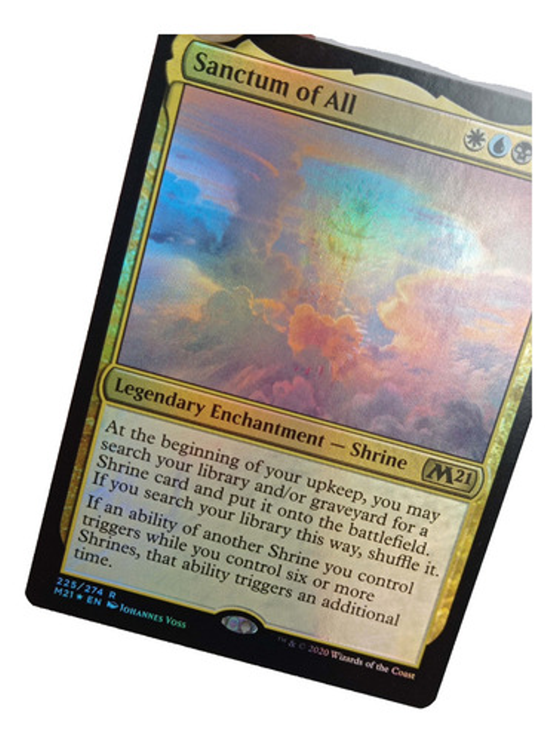 Carta Magic Sanctum Of All (foil) [m21] Mtg Shrine 3