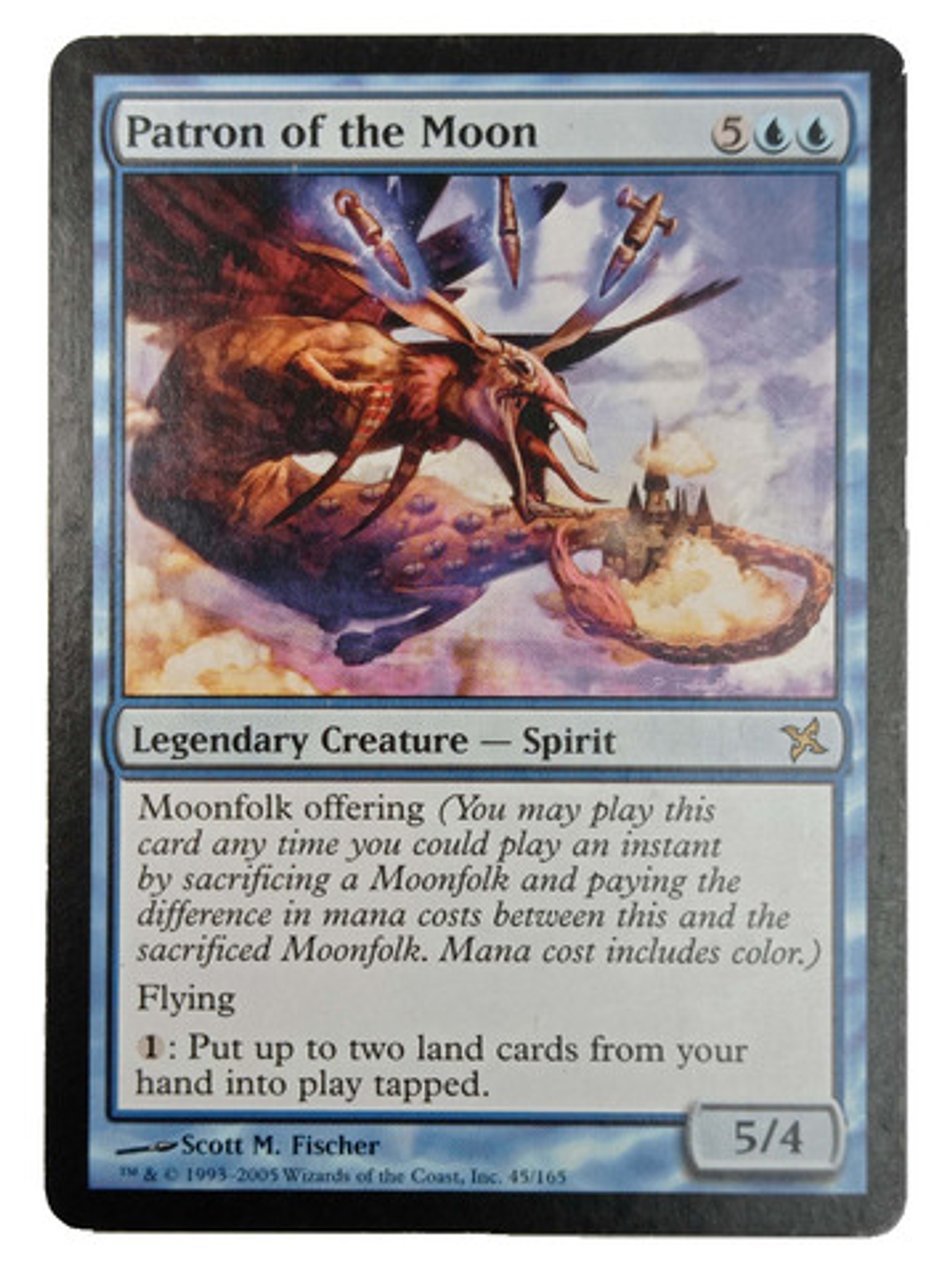 Carta Magic Patron Of The Moon [kamigawa] Mtg Spirit 1