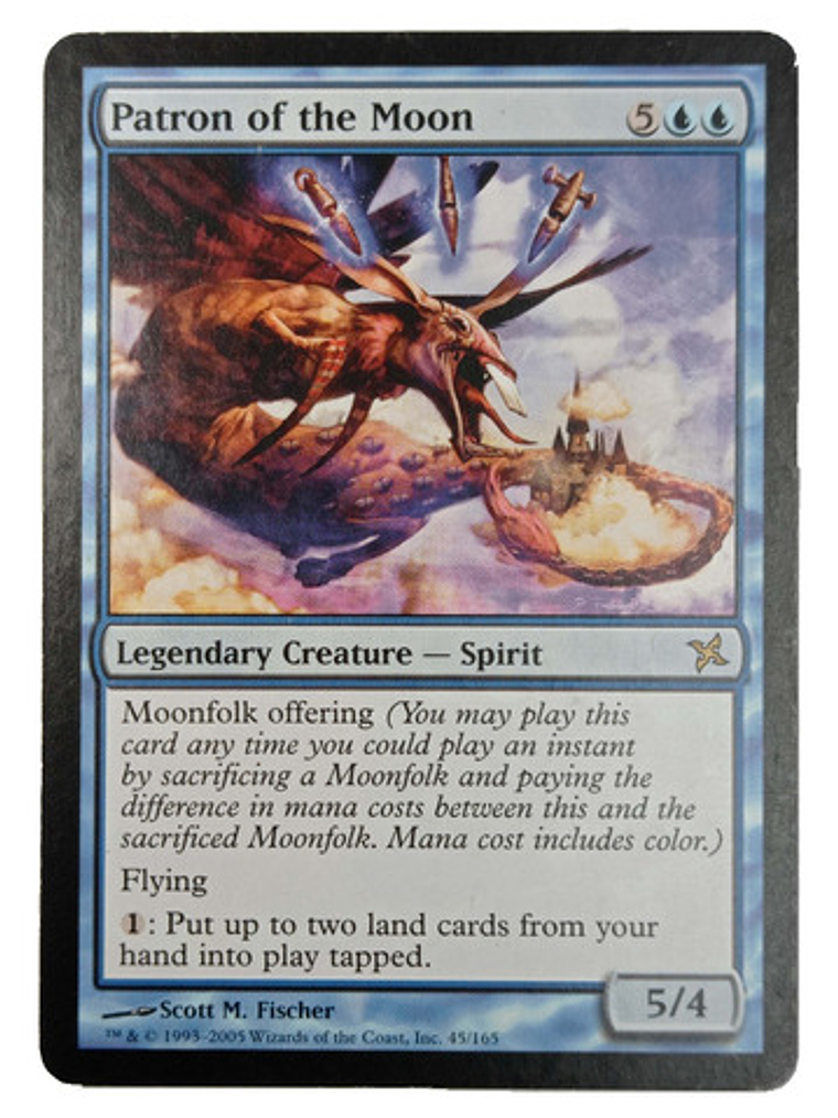 Carta Magic Patron Of The Moon [kamigawa] Mtg Spirit 1