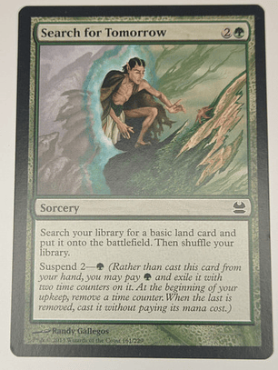 Carta Magic Search For Tomorrow [modern Masters] Mtg Sorcery