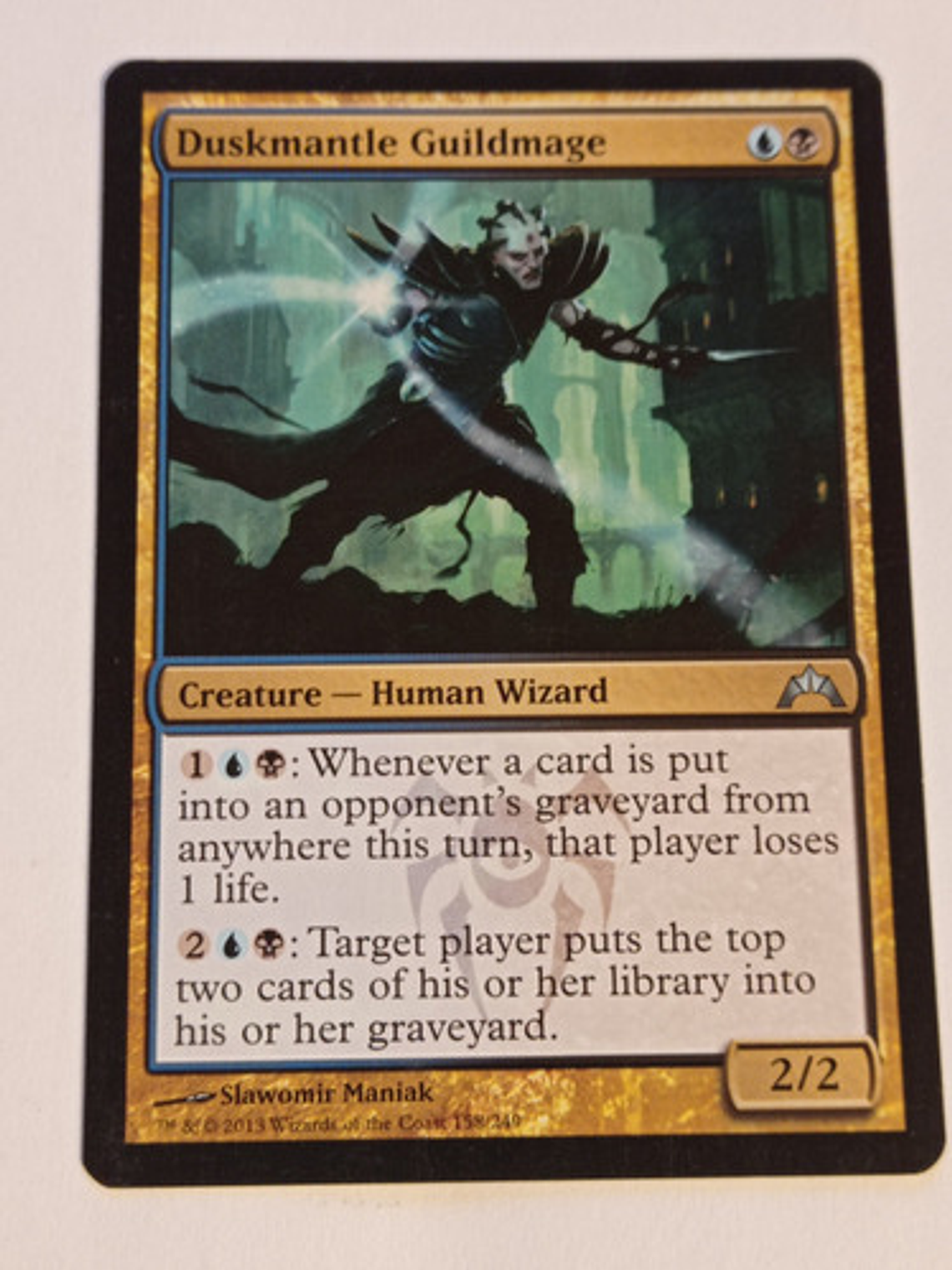 Carta Magic Duskmantle Guildmage [gatecrash] Mtg Wizard 1
