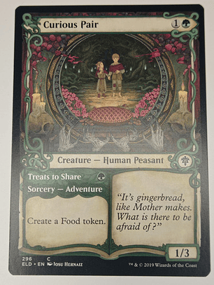 Carta Magic Curious Pair [eldraine] Mtg Human