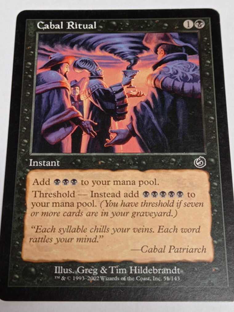 Carta Magic Cabal Ritual [torment] Mtg Instant 1