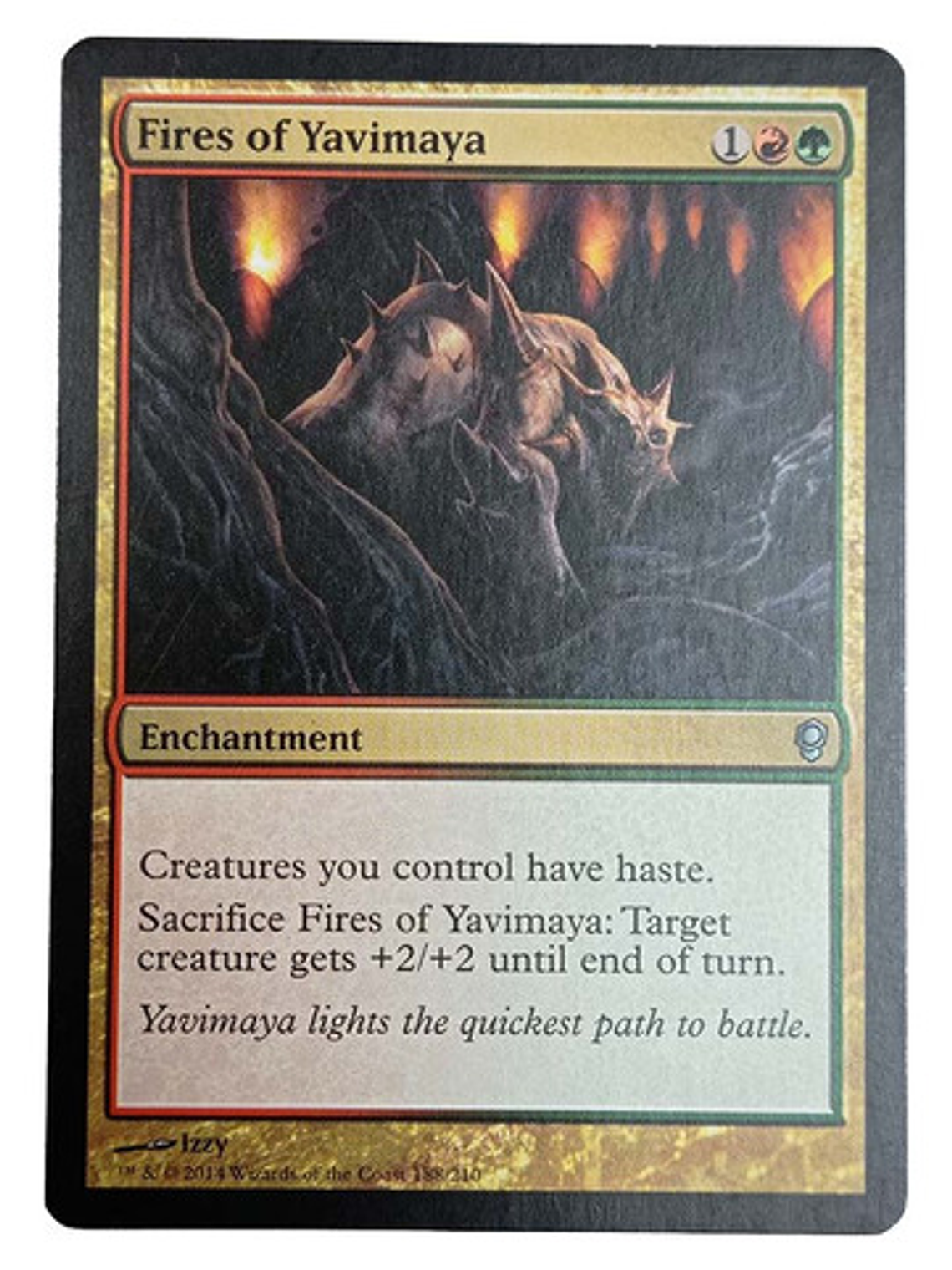 Carta Magic Fires Of Yavimaya [conspiracy] Mtg Enchantment 1