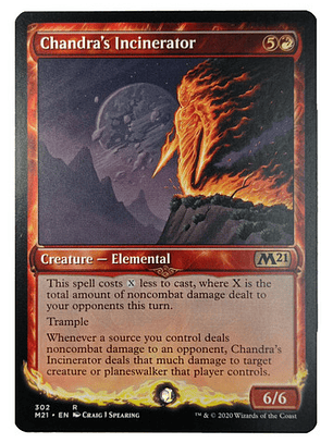 Carta Magic Chandra's Incinerator [m21] Mtg Elemental