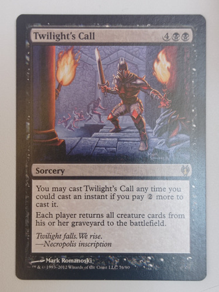 Carta Magic Twilight's Call [izzet Golgari] Mtg Sorcery 1