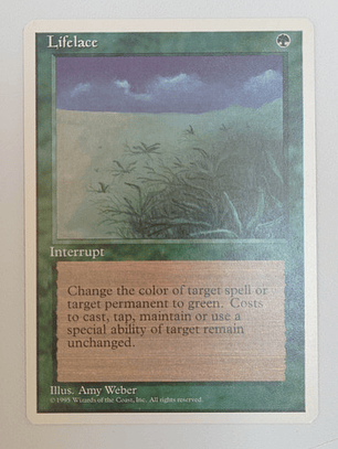 Carta Magic Lifelace [4ed] Mtg Instant Interrupt