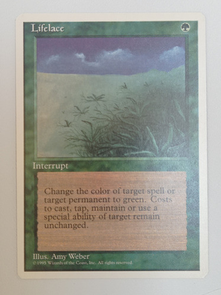 Carta Magic Lifelace [4ed] Mtg Instant Interrupt 1