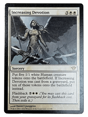 Carta Magic Increasing Devotion [dark Ascension] Mtg Sorcery