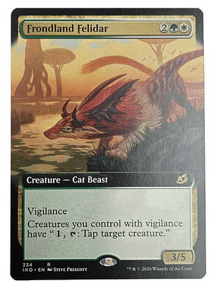 Carta Magic Frondland Felidar (ext) [ikoria] Mtg Cat Beast