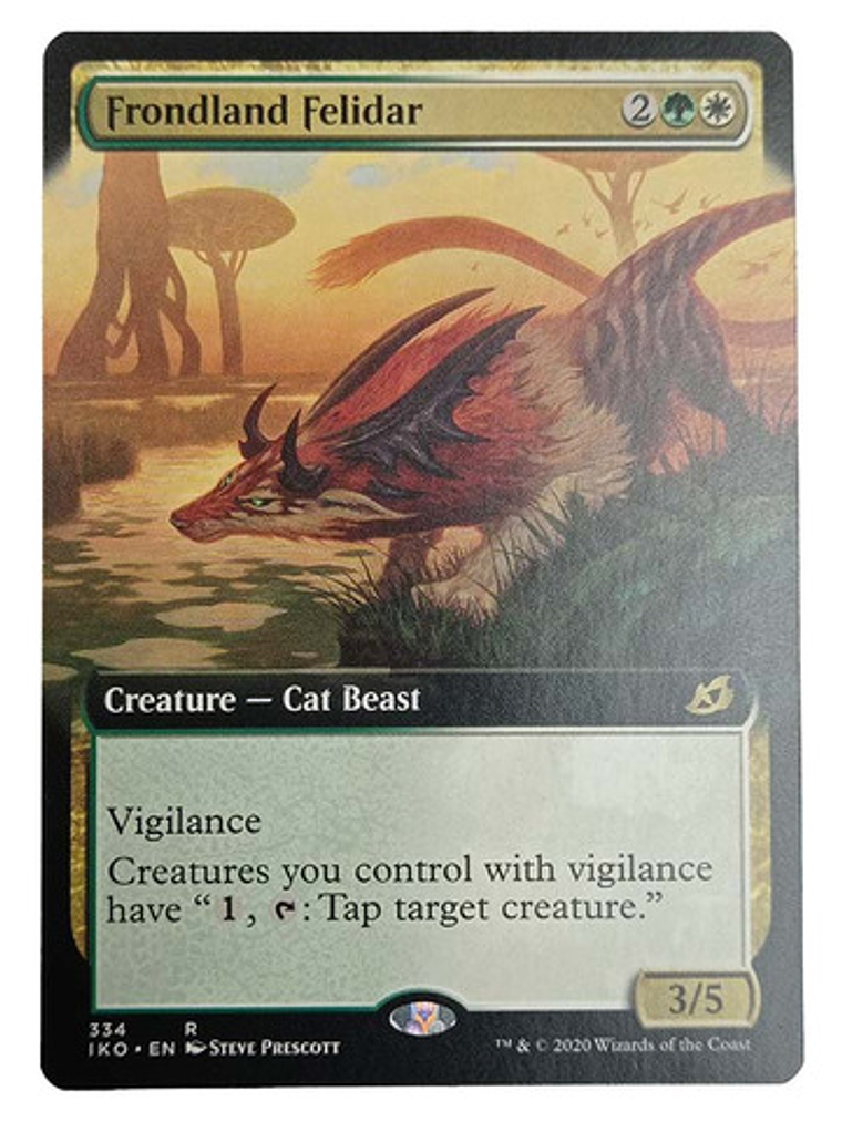 Carta Magic Frondland Felidar (ext) [ikoria] Mtg Cat Beast 1