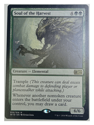 Carta Magic Soul Of The Harvest [w16] Mtg Elemental