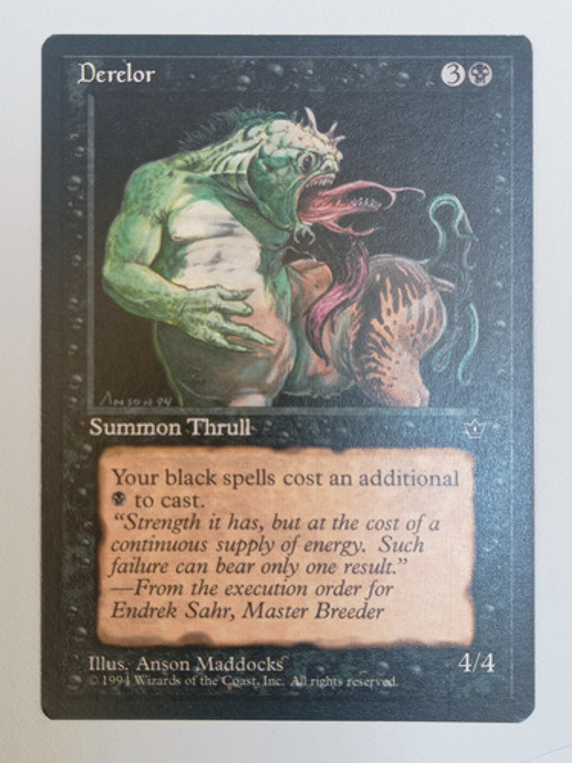 Carta Magic Derelor [fallen Empires] Mtg Thrull 1