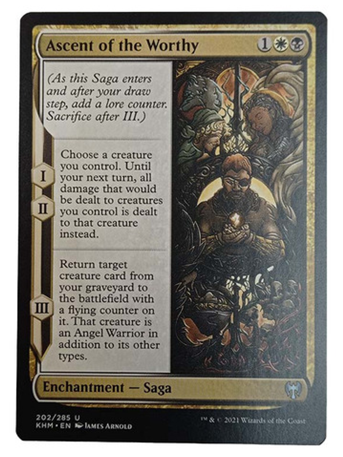 Carta Magic Ascent Of The Worthy [kaldheim] Mtg Enchantment 1