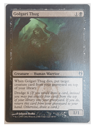 Carta Magic Golgari Thug [izzet Golgari] Mtg Human Warrior