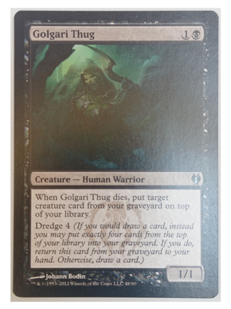 Carta Magic Golgari Thug [izzet Golgari] Mtg Human Warrior 1